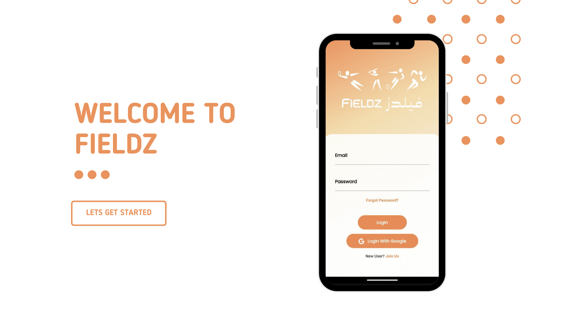 Fieldz App Screen 2 - Field Search by Jaffar Alromaih (Jafar Alrumaih)
