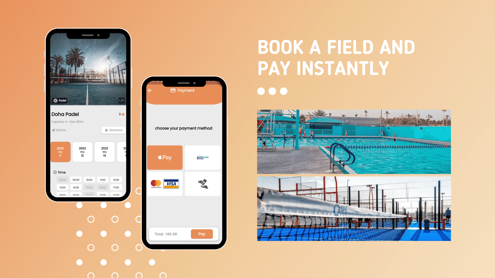 Fieldz App Screen 4 - Payment System by Jaffar Alromaih (Jafar Alrumaih)